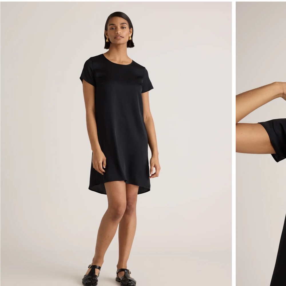 Silk shift dress